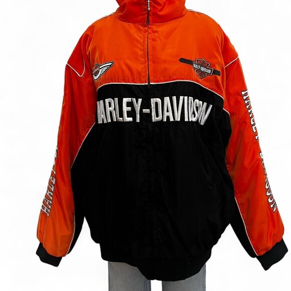 Harley Davidson Bomber Jacket In - Picture 3 of 8